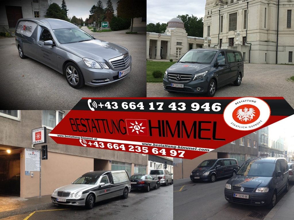 Naše usluge:  -Kompletna dokumentacija za prevoz  -Pomažemo u ostvarivanju udovičke penzije u PVA  -Prevoz pokojnika u zemlji i inostranstvu  -Transport pokojnika  -Pomažemo u ostvarivanju udovičke penzije u PVA  – prodaja pogrebne opreme vrhunskog u našem salonu u 10. Bezirk-u  – organizujemo kompletnu dokumentaciju za prevoz u jednom danu (GRATIS)  – izrada umrlica / posmrtnica  – lotamo sanduke (po najpovoljnim cijenama  -Stojimo vam na usluzi 24 h   - Pokopi u Becu  -Sredivanje kompletne dokumentacije GRATIS u jednom danu  - Lotamo sanduke za sve pogrebne firme po najpovoljnim cijenama